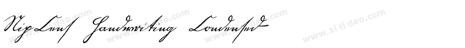 NipCens Handwriting Condensed字体转换